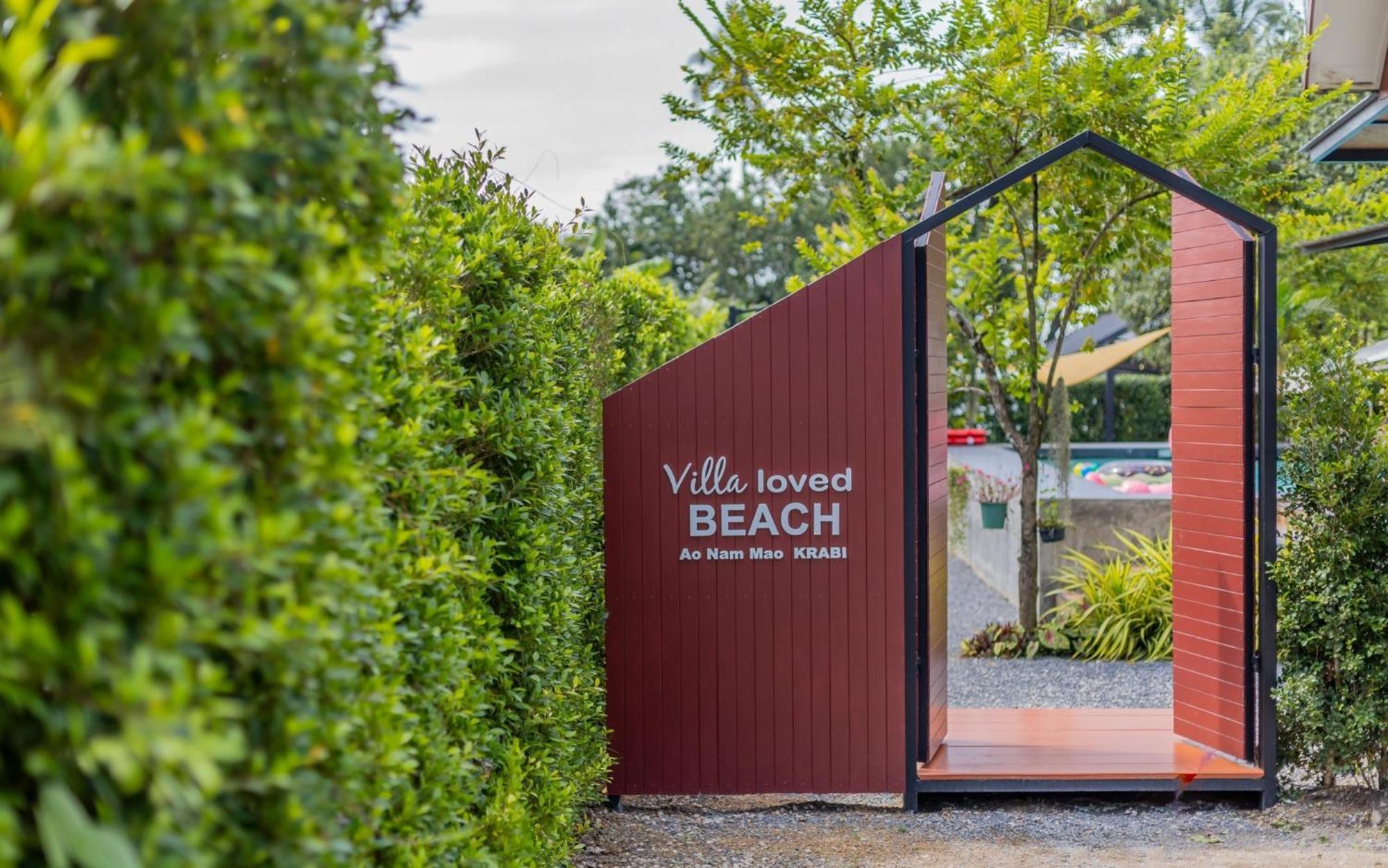 Villa Loved Beach 1 Ao Nam Mao Exterior foto